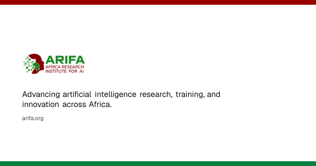 ARIFA | Africa Research Institute For AI